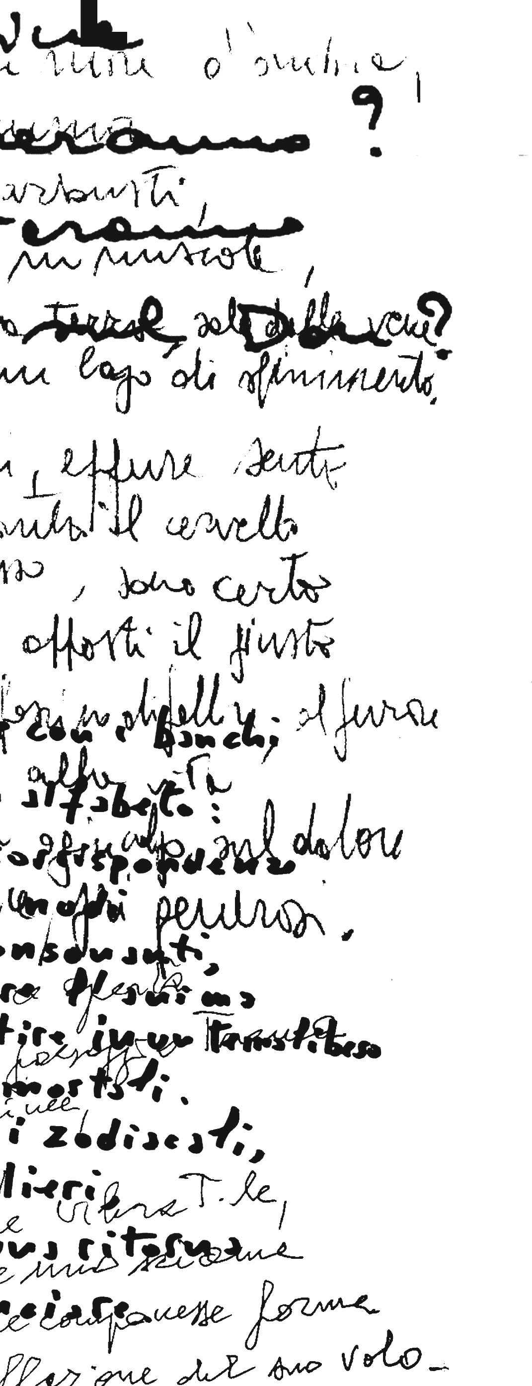 Poesia manoscritta